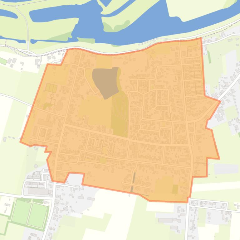 Kaart van de buurt Kern Boven-Leeuwen.