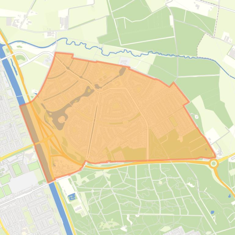 Kaart van de buurt Kern Dierdonk.