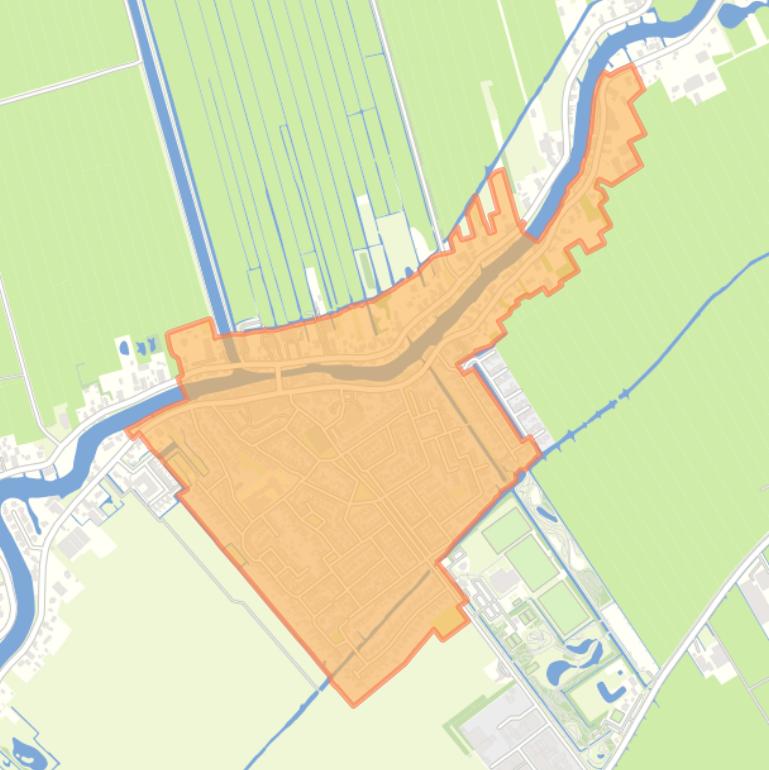 Kaart van de buurt Kern-Dorp.