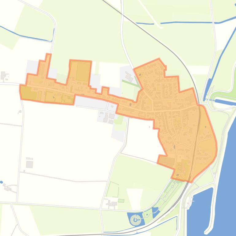 Kaart van de buurt Kern Hoedekenskerke.