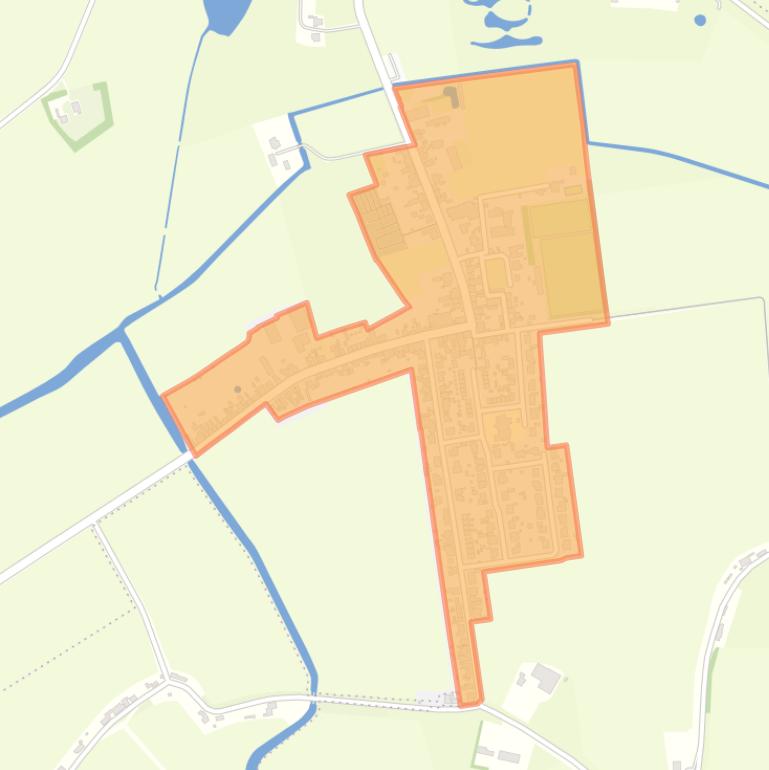 Kaart van de buurt Kern Lamswaarde.