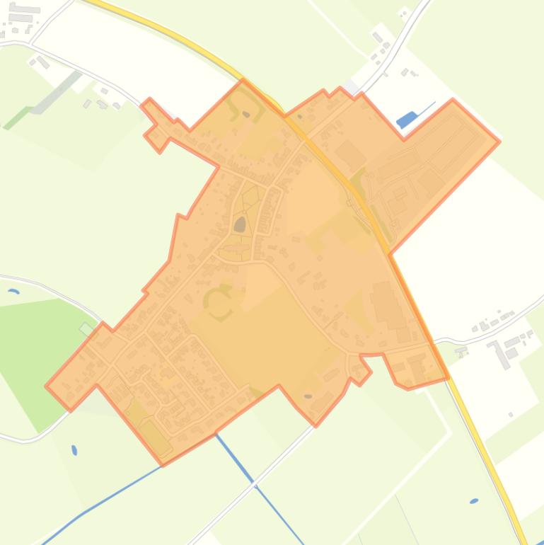 Kaart van de buurt Kern Nisse.