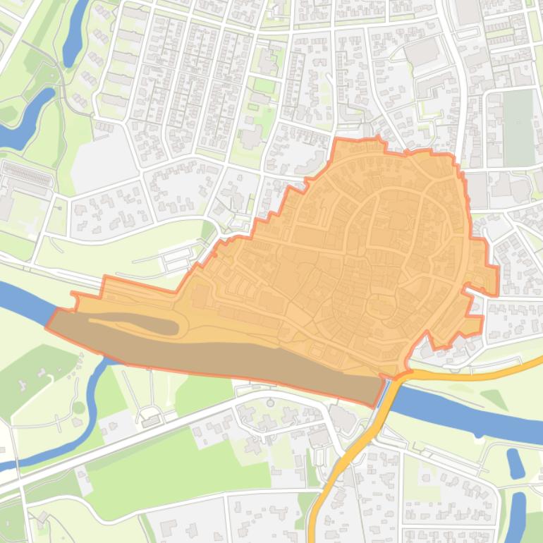 Kaart van de buurt Kern Ommen - Centrum.