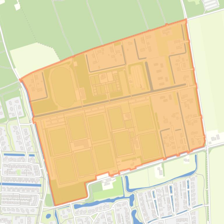 Kaart van de buurt Kern Ommen - sportpark Westbroek.