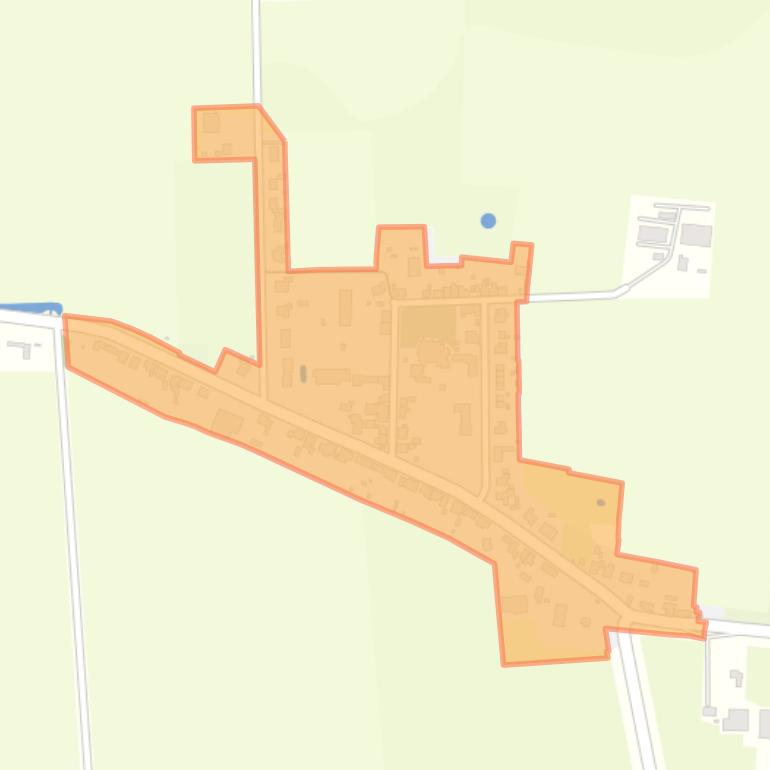 Kaart van de buurt Kern Ossenisse.