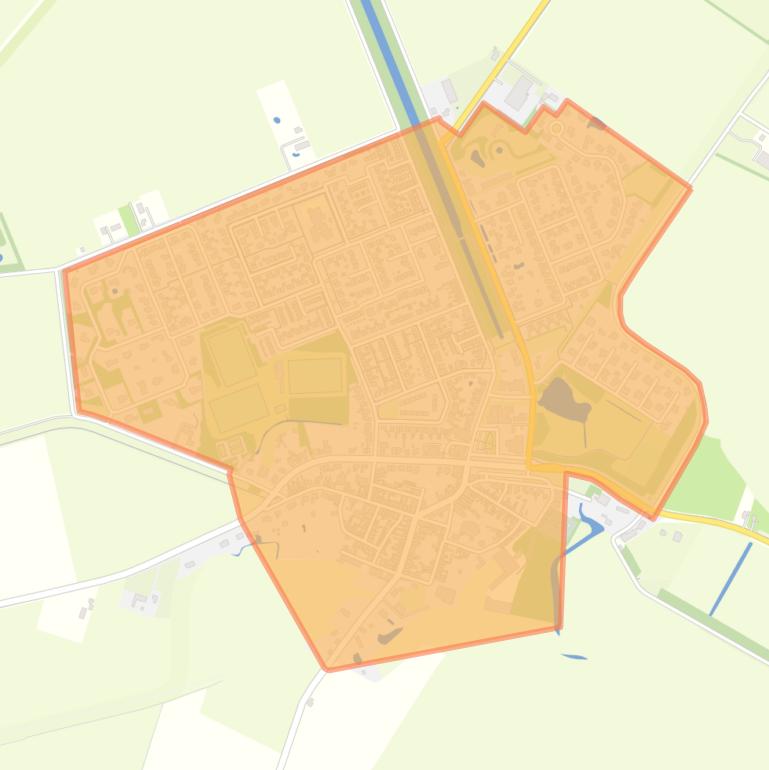 Kaart van de buurt Kern Philippine.