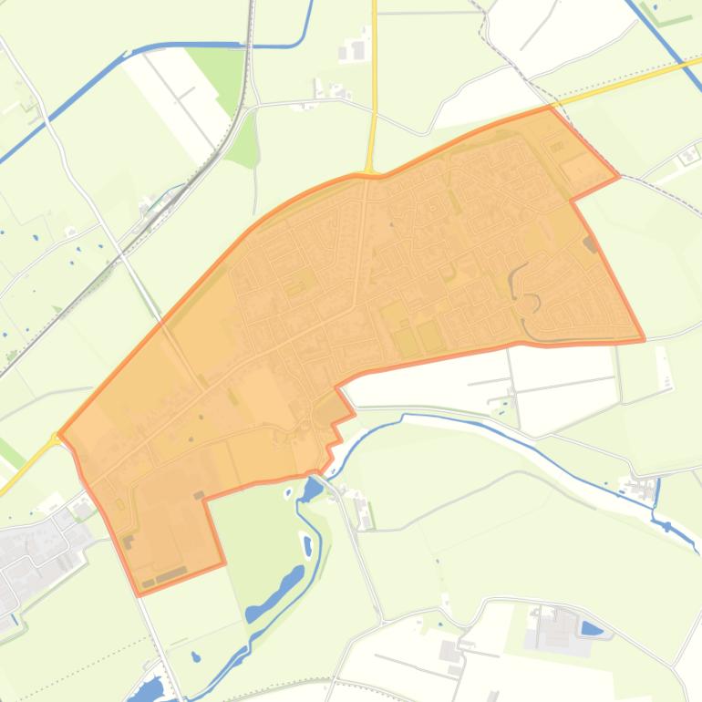 Kaart van de buurt Kern ’s-Gravenpolder.