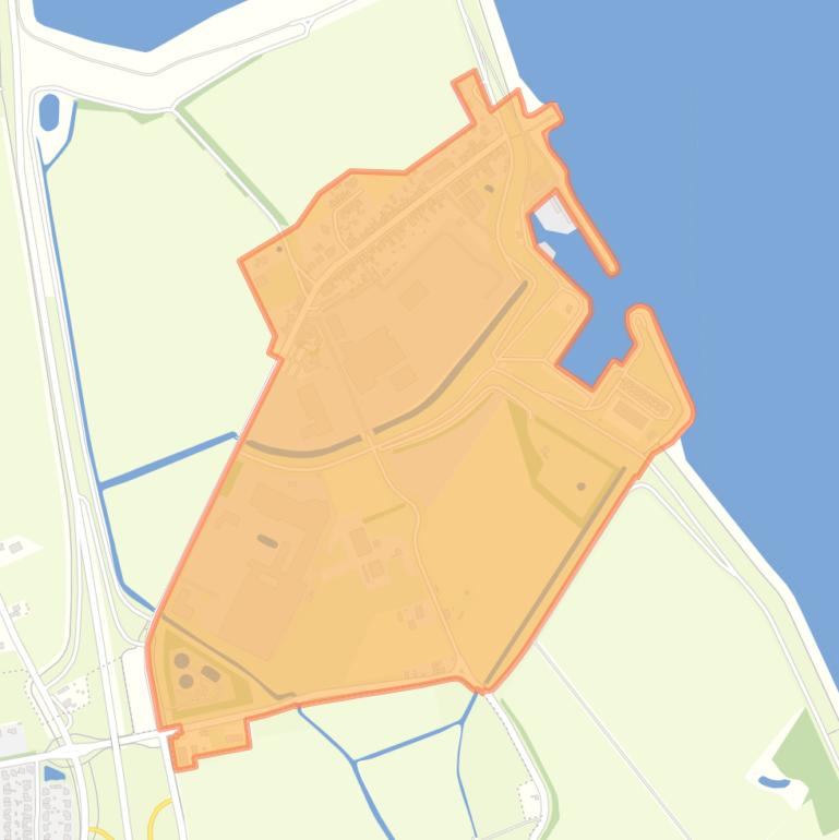 Kaart van de buurt Kern Walsoorden.