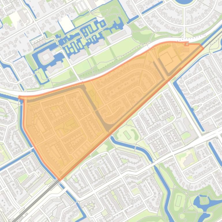 Kaart van de Kersenboogerd-Noord - Buurt 32 03.