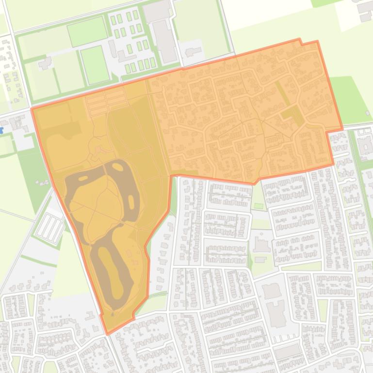 Kaart van de buurt Kienehoef Noord.