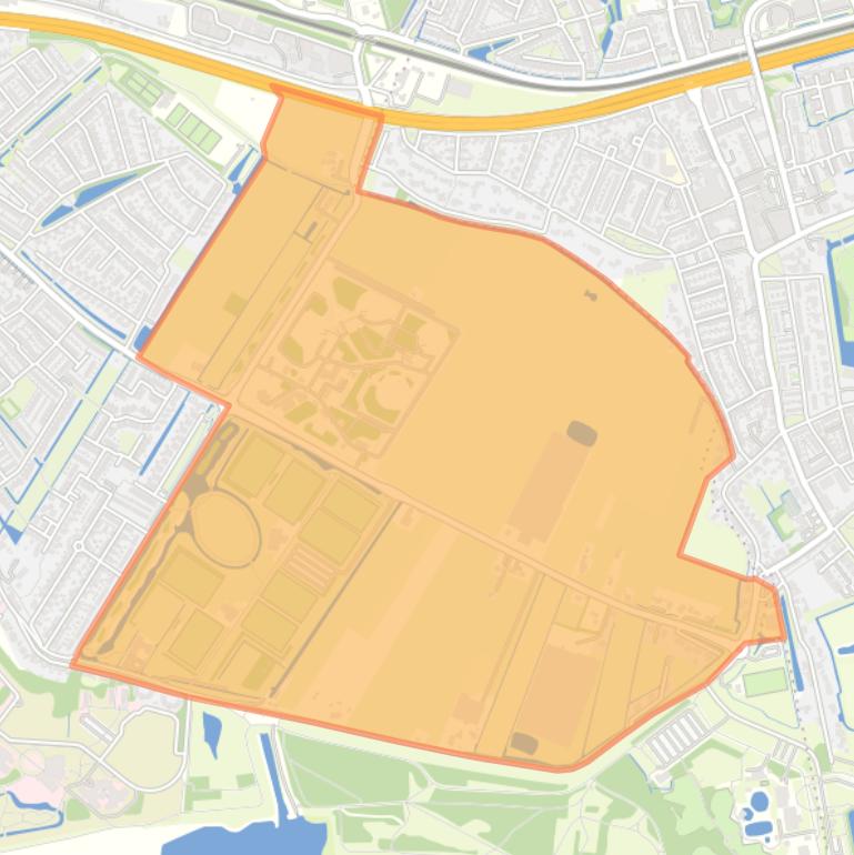 Kaart van de buurt Kijvelanden.