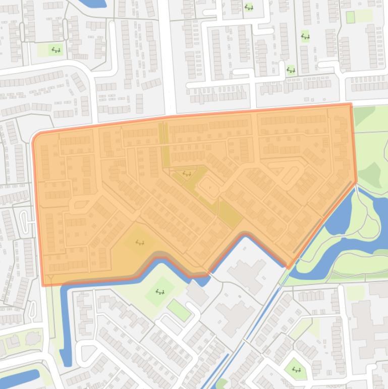 Kaart van de buurt Kikkerveen.