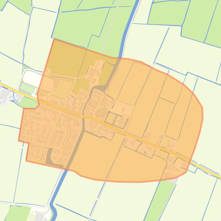 Kaart van de buurt Kimswerd.