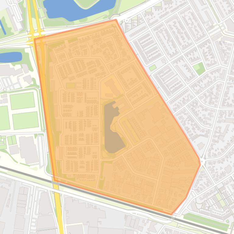 Kaart van de buurt Klaphek.