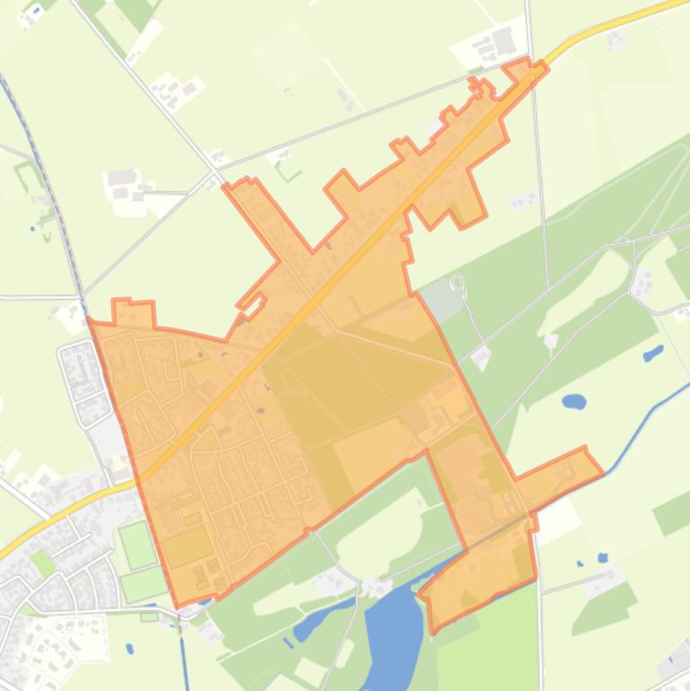 Kaart van de buurt Klarenbeek Dorpskern.