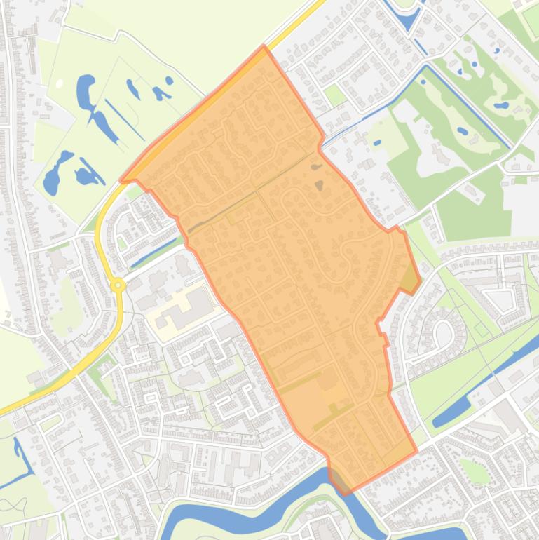 Kaart van de buurt Klarenbeek II & III.