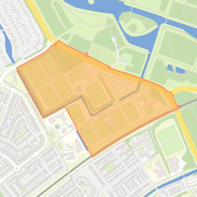 Kaart van de buurt Klein Brandt Sportpark.