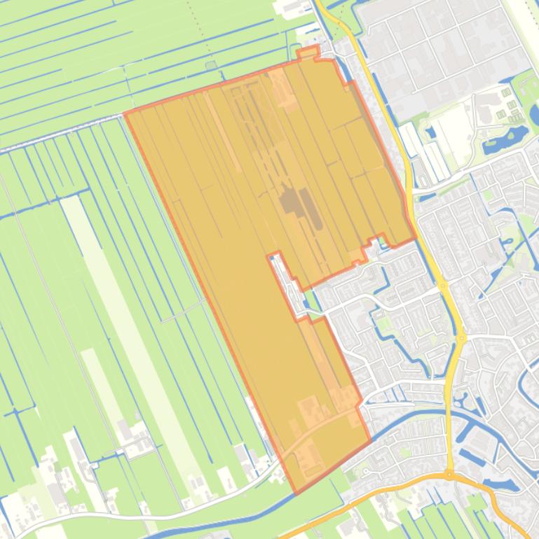 Kaart van de buurt Klein Hekendorp buitengebied.