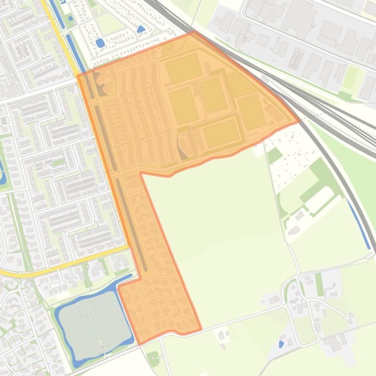 Kaart van de buurt Klein Martijn.