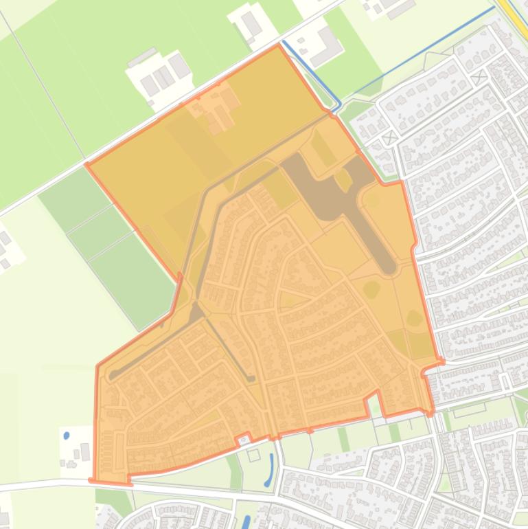 Kaart van de buurt Klein Mikkeldonk.