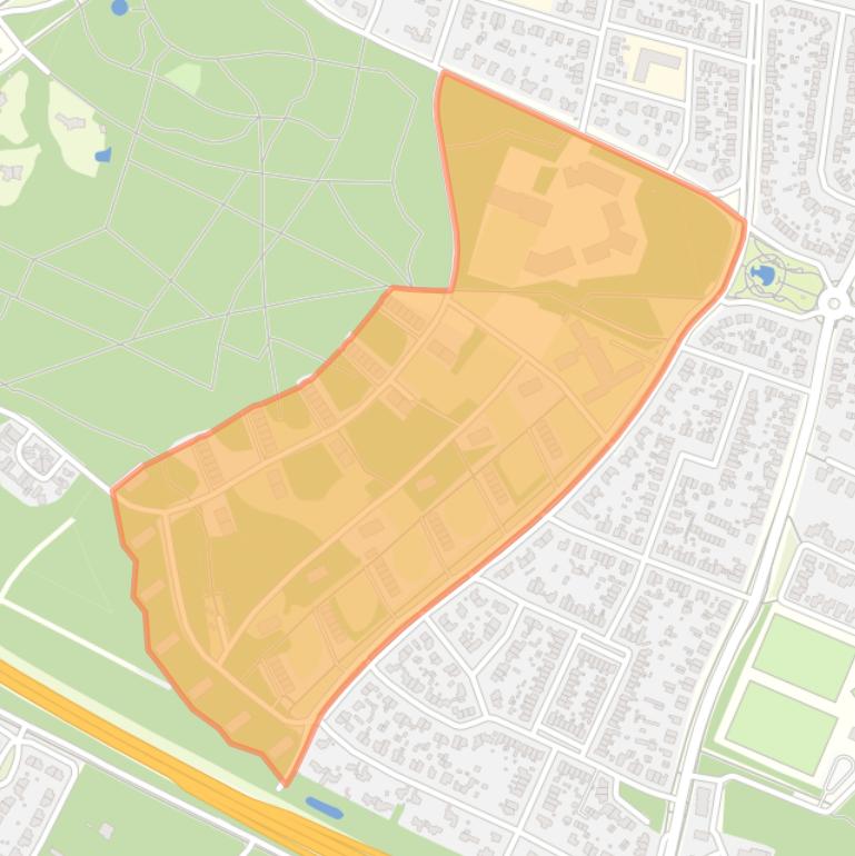 Kaart van de buurt Klein Zwitserland-Laag.