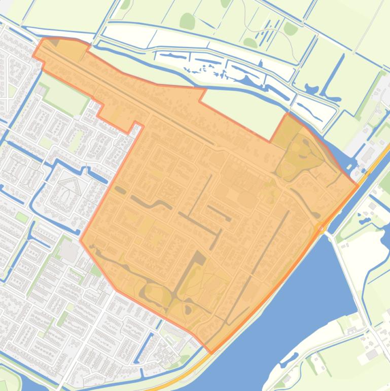 Kaart van de buurt Kleine Sluis.