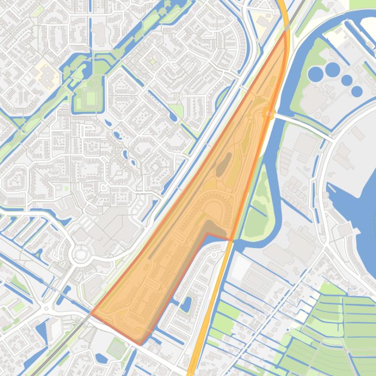 Kaart van de buurt Kleinpolder.