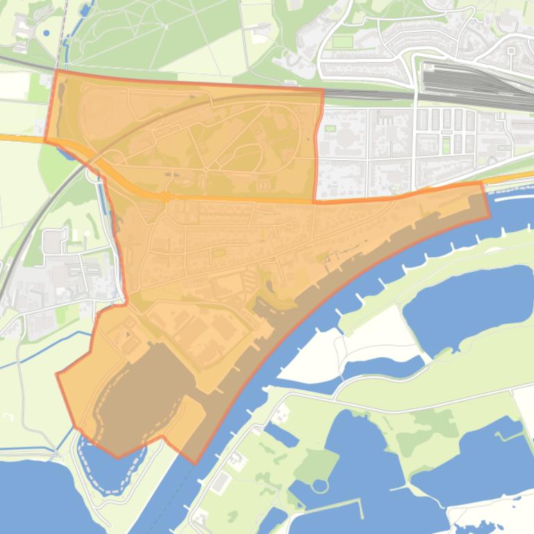 Kaart van de buurt Klingelbeek.