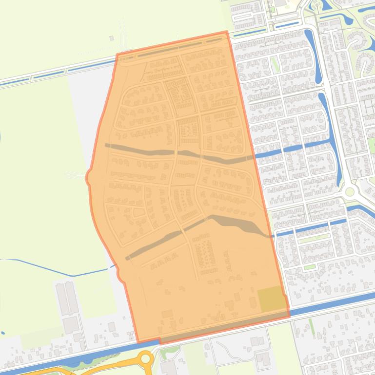 Kaart van de buurt Kloosterakker.