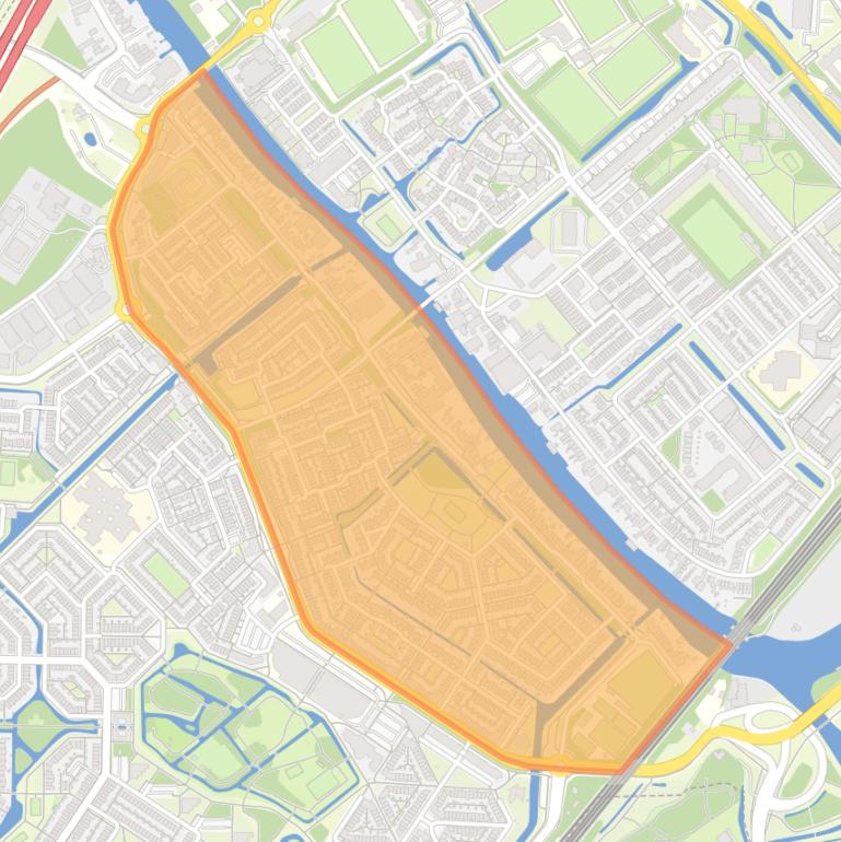 Kaart van de buurt Kloosterhof.