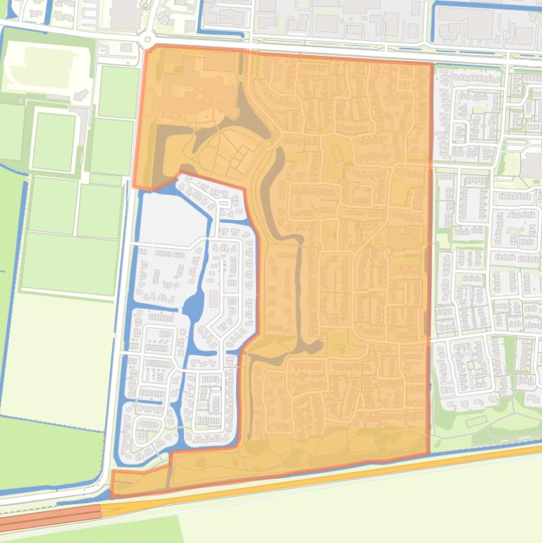 Kaart van de buurt Kloosterhof Monniksveld.