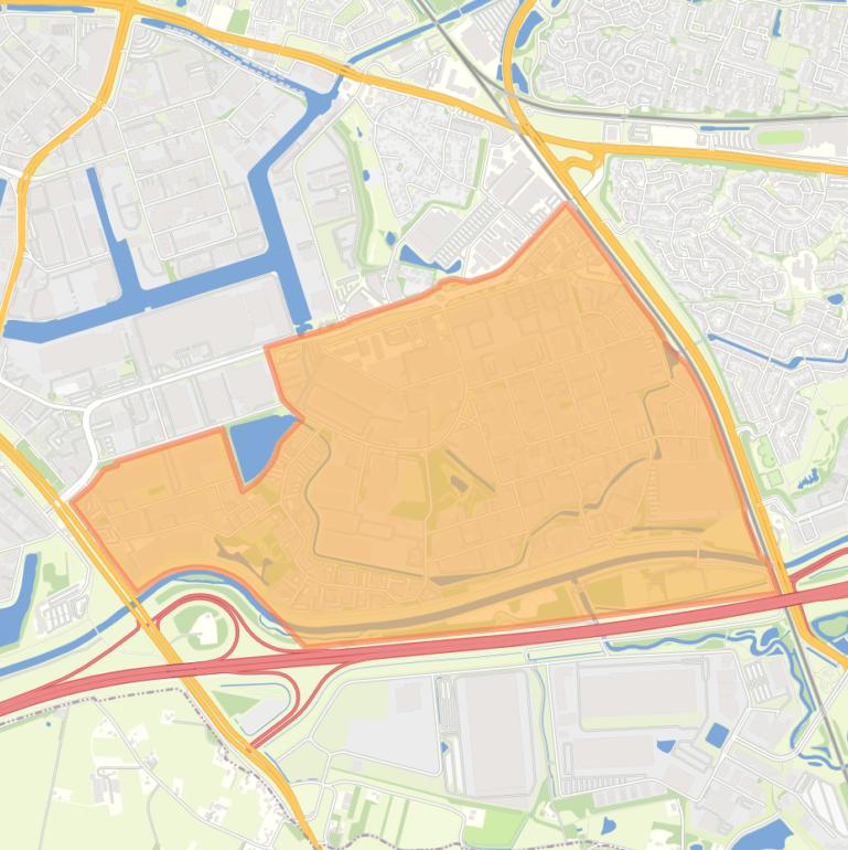 Kaart van de buurt Kloosterlanden.