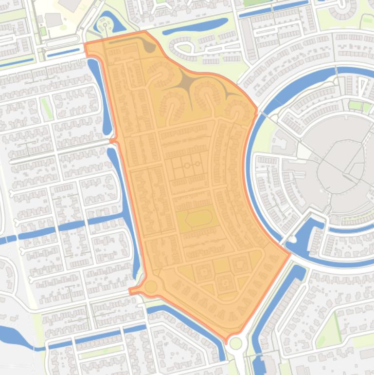 Kaart van de buurt Kloostertuinen.