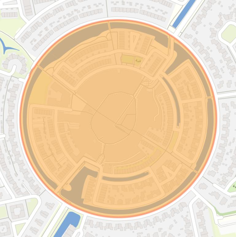 Kaart van de buurt Kloosterveste.