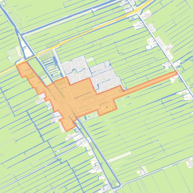 Kaart van de buurt Kockengen Dorp.