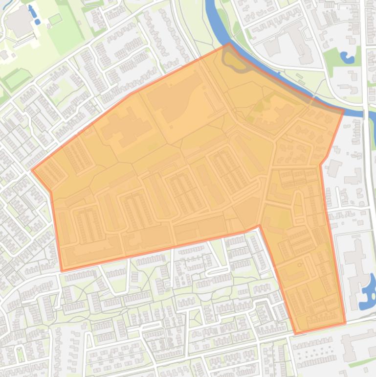 Kaart van de buurt Koeberg.