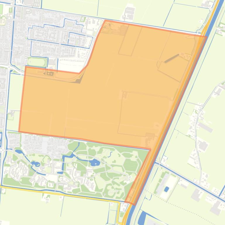 Kaart van de buurt Koegras-Zuid.