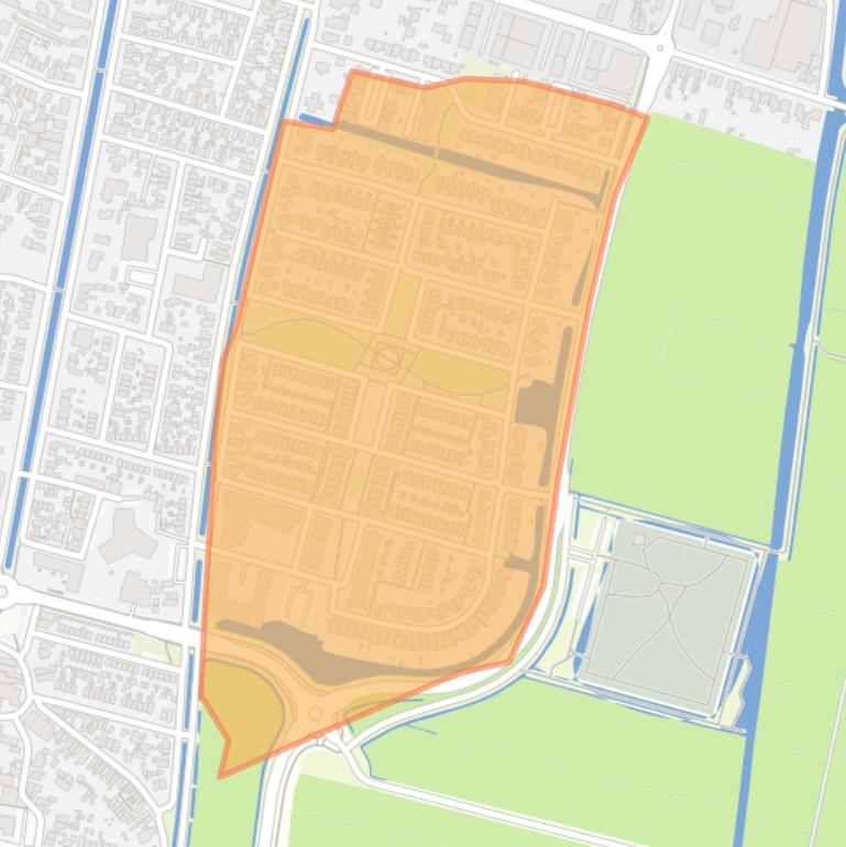 Kaart van de buurt Koenraadswetering.