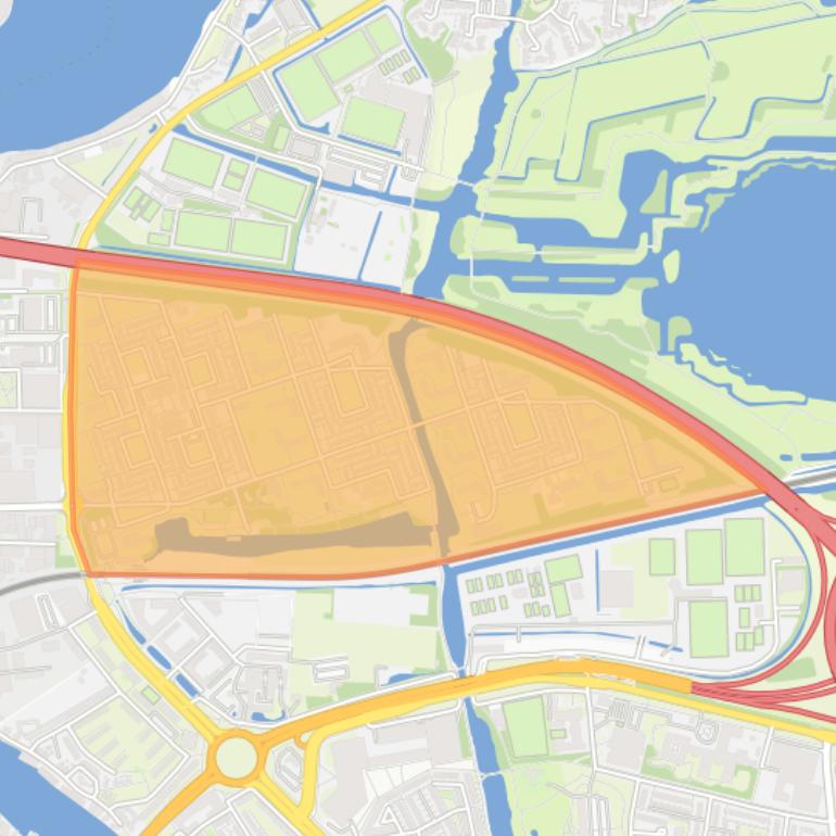 Kaart van de buurt Kogerveld.