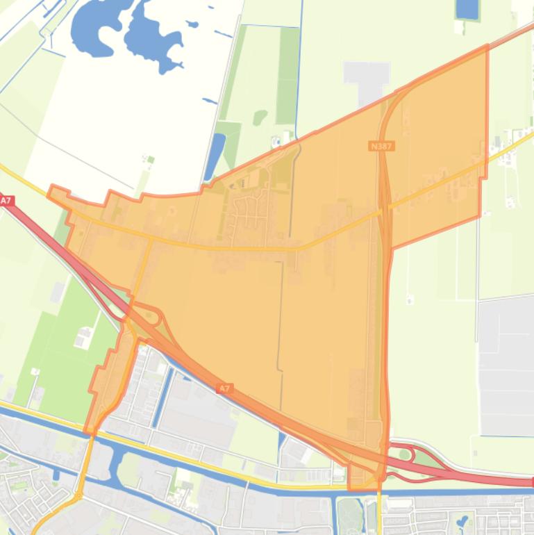 Kaart van de buurt Kolham.