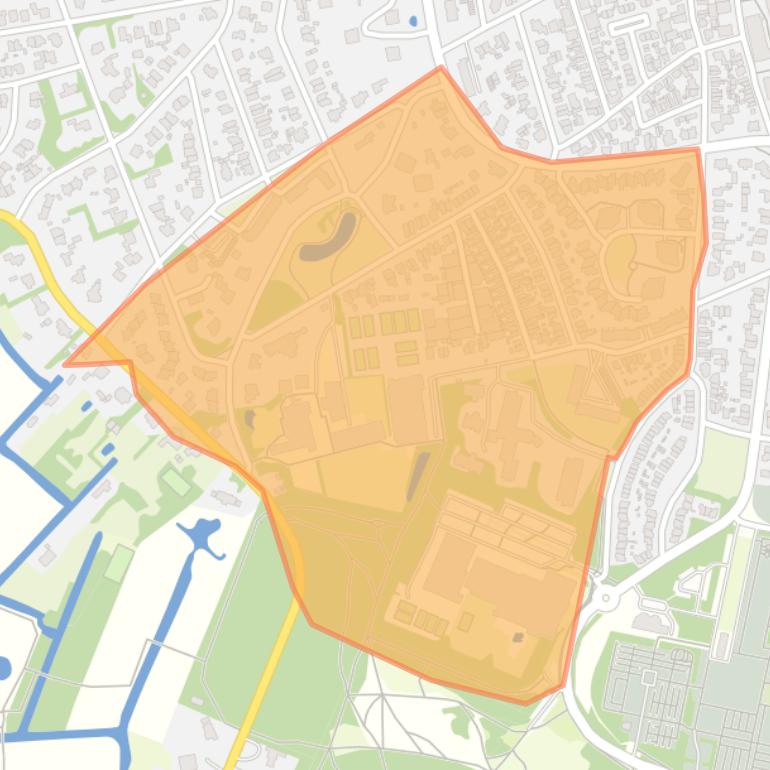 Kaart van de buurt Kom van Bieghel.