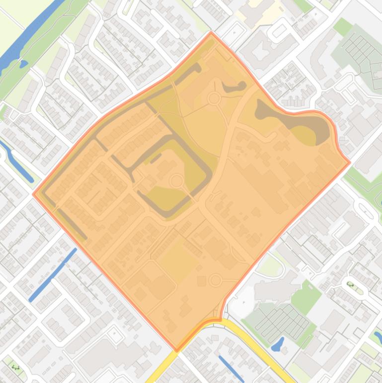 Kaart van de Koningshuysbuurt.