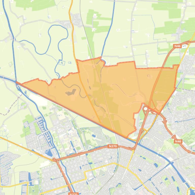 Kaart van de buurt Koningslaagte.