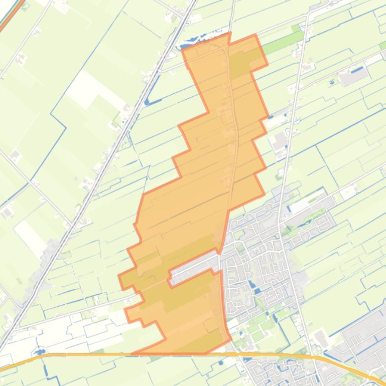 Kaart van de buurt Koningspade.