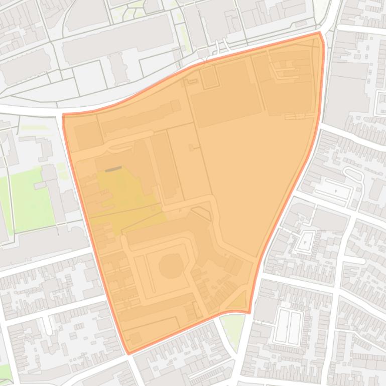 Kaart van de buurt Koningsplein.