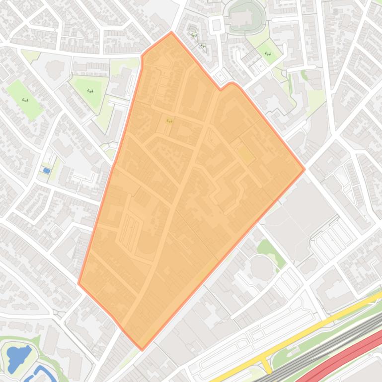 Kaart van de buurt Koningstraat.