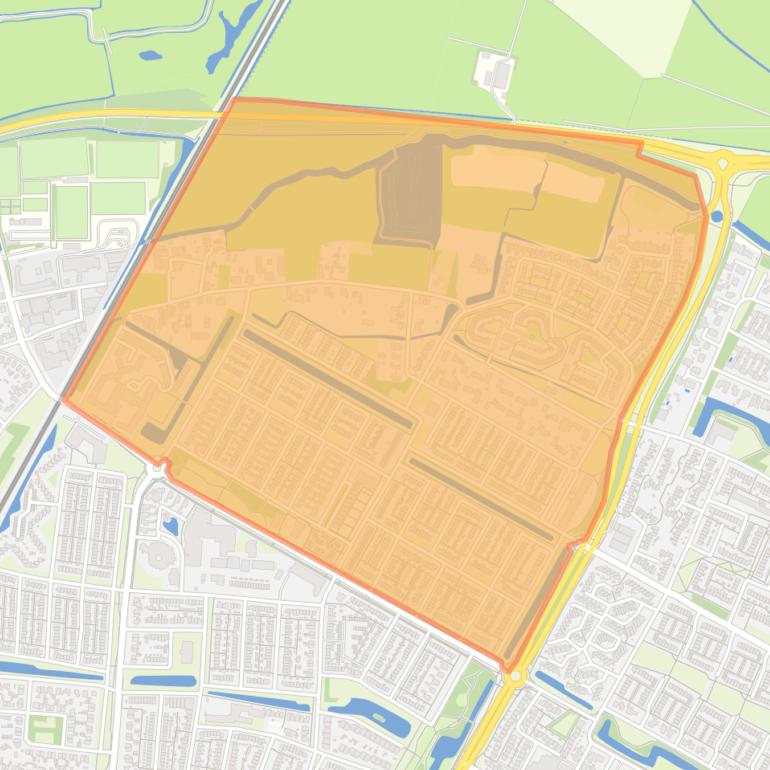 Kaart van de buurt Kooiweg.