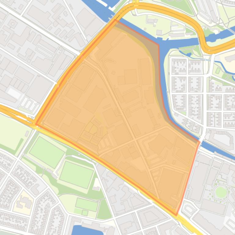 Kaart van de buurt Kop van Isselt.