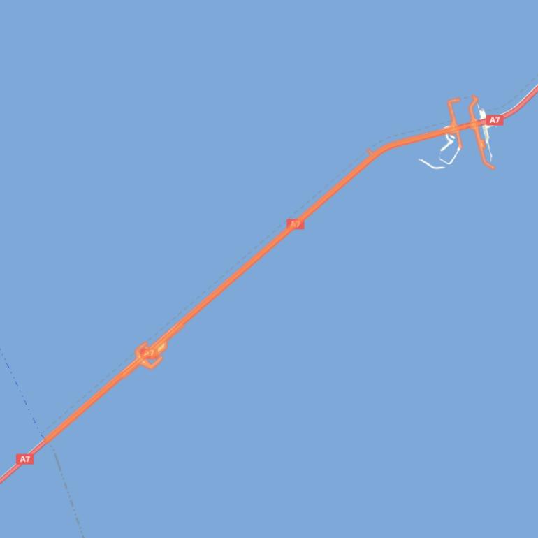 Kaart van de buurt Kornwerderzand.