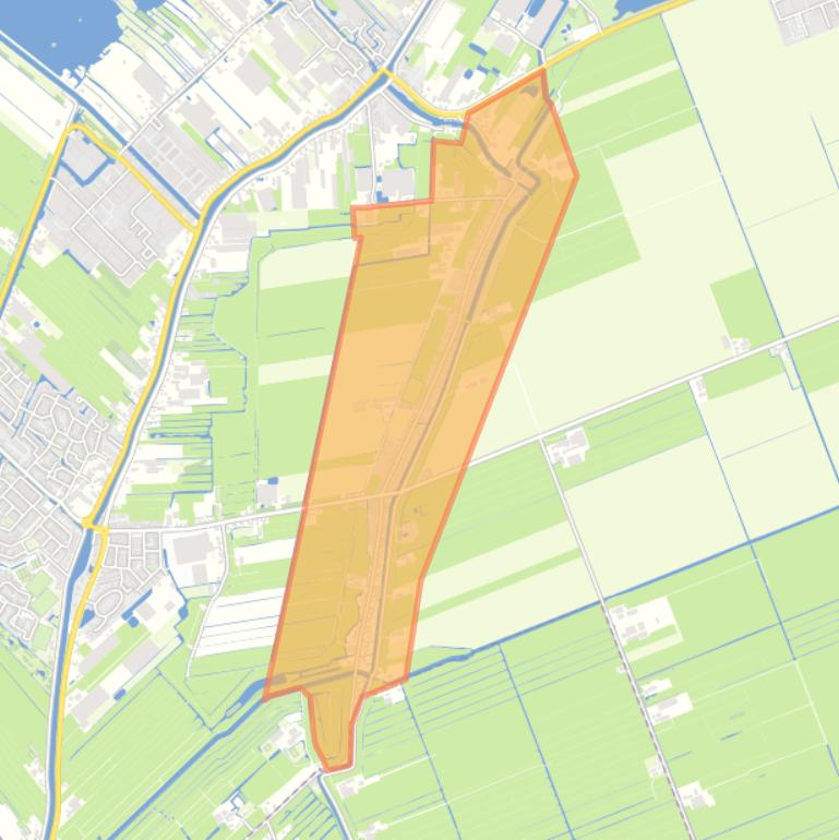 Kaart van de buurt Korteraar.